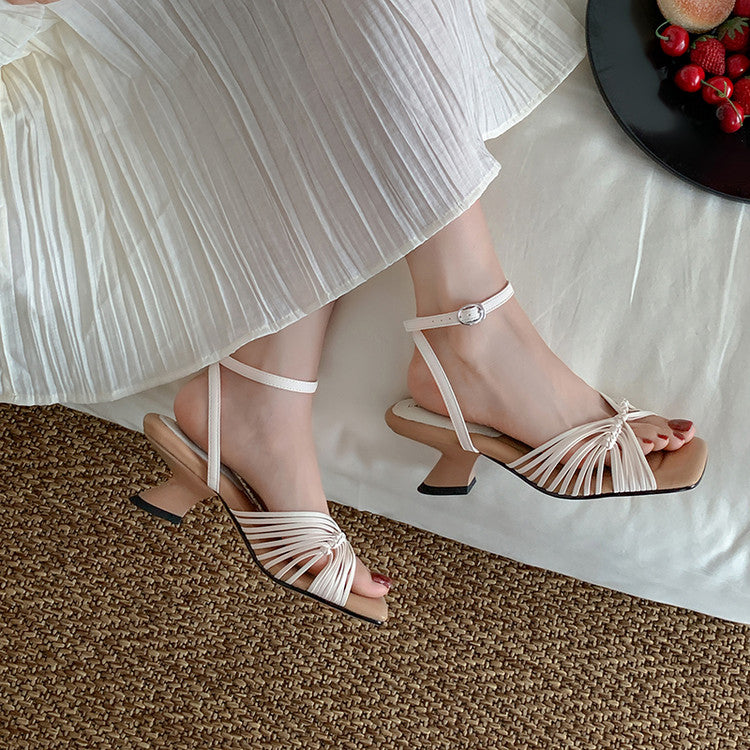Karin Luna Handwoven Vacation Style~In stock Casual Versatile Sandals