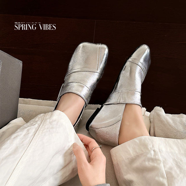 Karin Luna Casual Shoes Series~  In Stock Hot-Selling Versatile Lace-Up Thick-Soled Deep Mouth Single Shoes