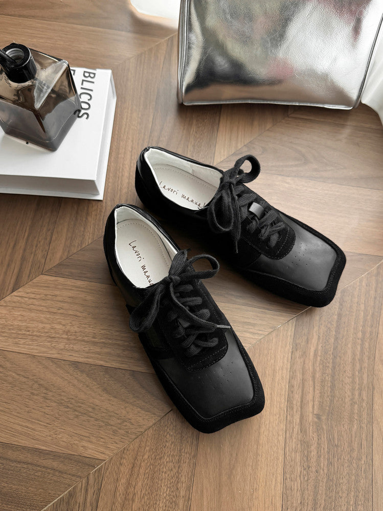 Karin Luna Casual Shoes Series~  In stock Lace-up Thick-soled Deep Mouth Single Shoes