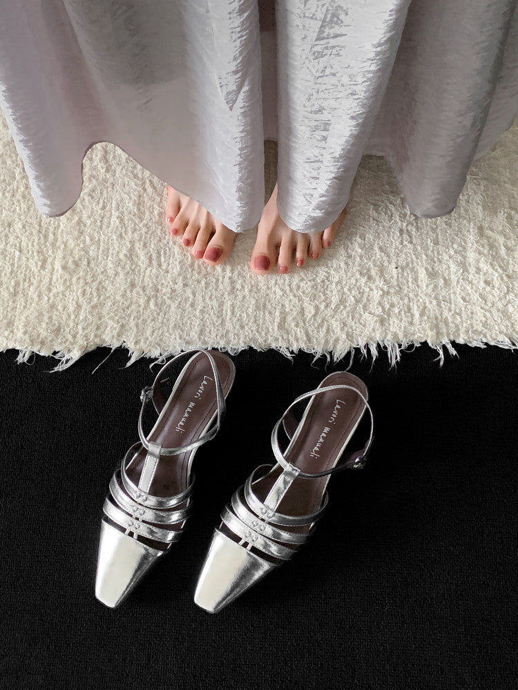 Karin Luna Classic Old Money Style Closed Toe Sandals