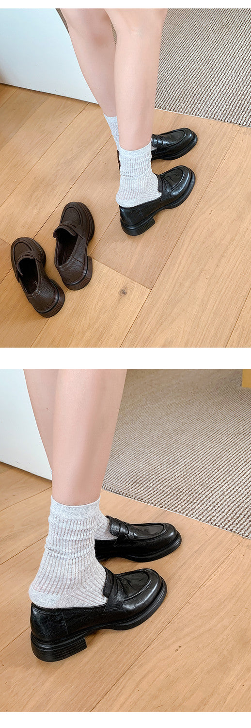 Karin Luna Classic Style British Style Loafers