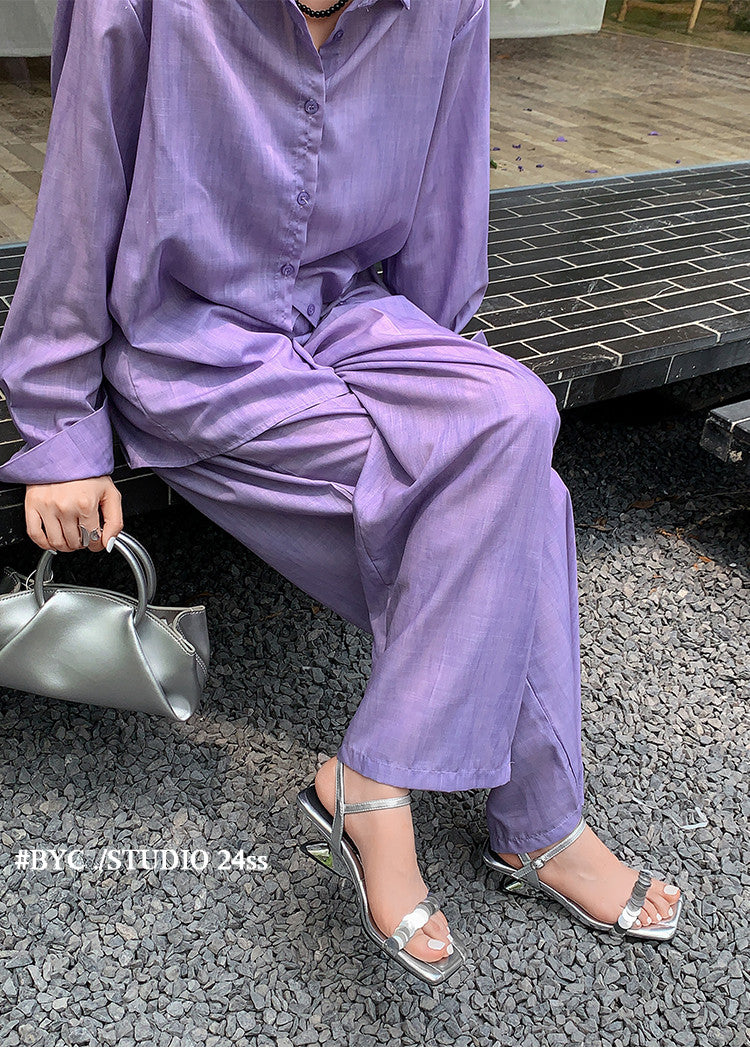 Karin Luna In Stock Spot Goods   Sequin One-Strap Irregular Heel Sofa Insole Sandals