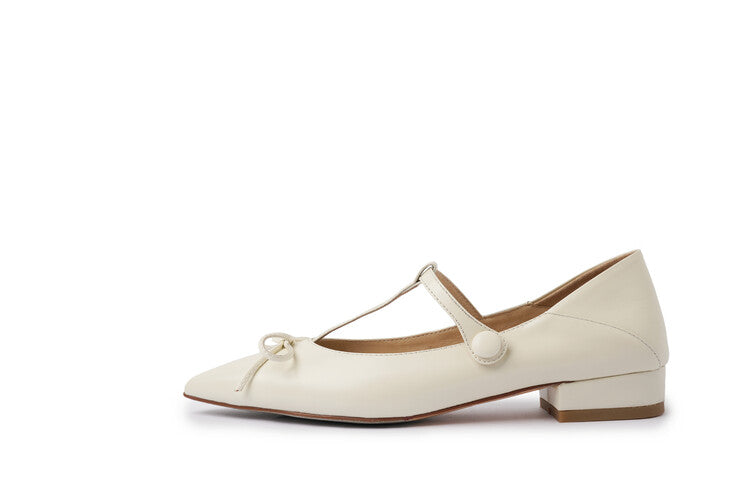 Karin Luna is a perfect Korean drama heroine~French Retro Style Full leather inside and out Pointed Bowknot