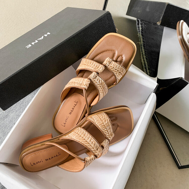 Karin Luna Hot-Selling Series~Resort style with inherent appeal Designed thong sandals