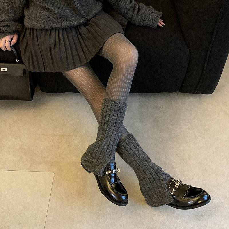 Karin Luna Casual Shoes Series~ Spot Goods Spot Goods Hot-selling Tassel Element Small Gold Buckle Single Shoes