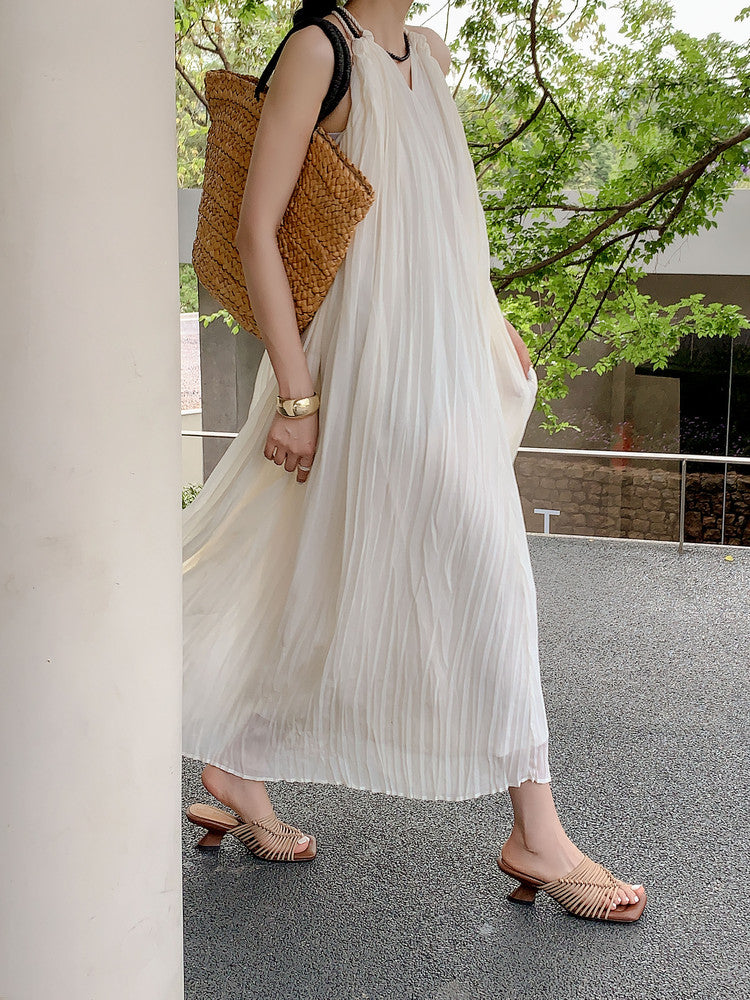 Karin Luna Bestseller Woven Vacation Style Series~ Elegant High Heel Slippers