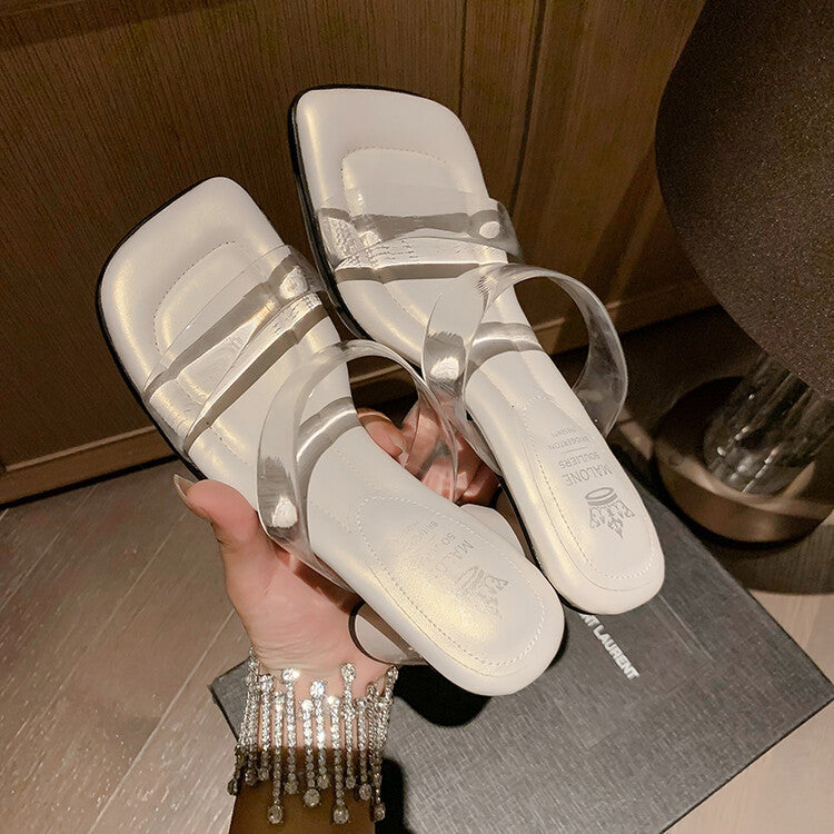 Karin Luna Cinderella's Crystal Shoes~Spot Goods Spot Goods  Increase height without tiring the feet Super Soft Sofa Transparent Slippers