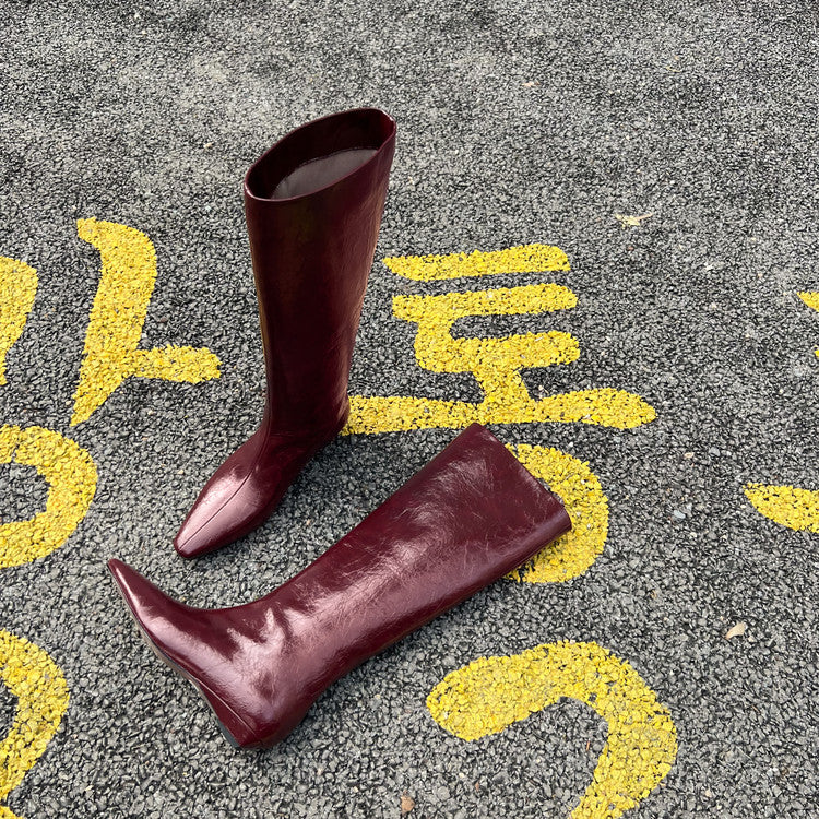 Karin Luna Retro Style  Flat Long Boots