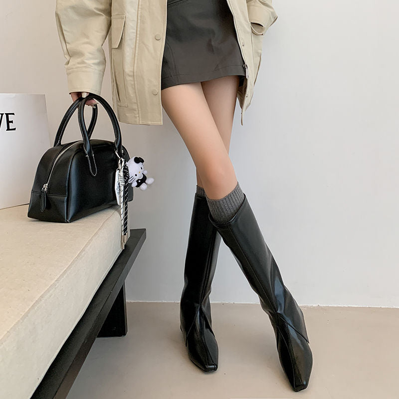 Karin Luna In Stock In-stock Thigh Circumference Inner Height Increase Long Boots