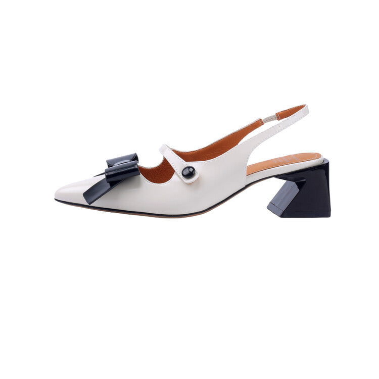 Karin Luna In Stock Spot Goods  Hot-Selling Closed-Toe Sandals  Full leather inside and out Sweet Bow