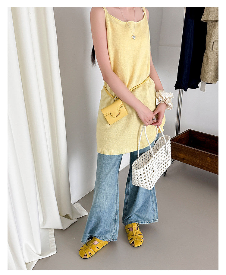 Karin Luna Full Layer Inside and Out~Basic Versatile Perforated Round Toe Birkenstock Slippers