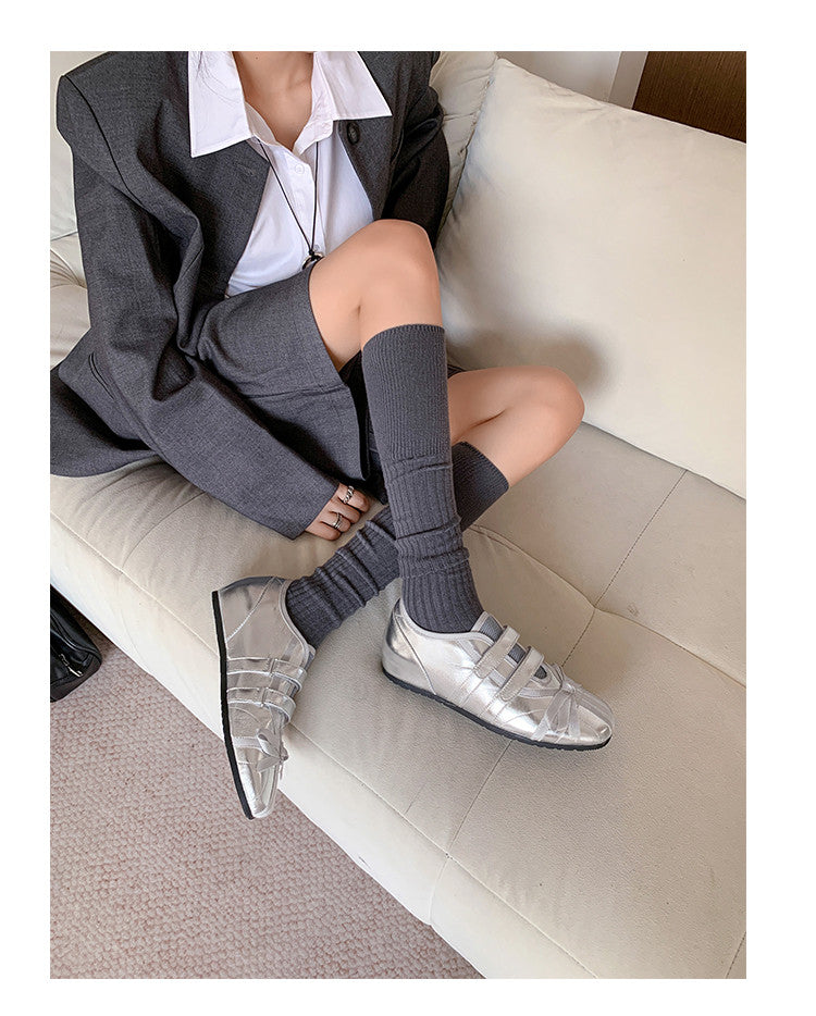 Karin Luna Casual Shoes Series~  In stock Hot-Selling Magic Tape Height-Increasing Deep Mouth Single Shoes