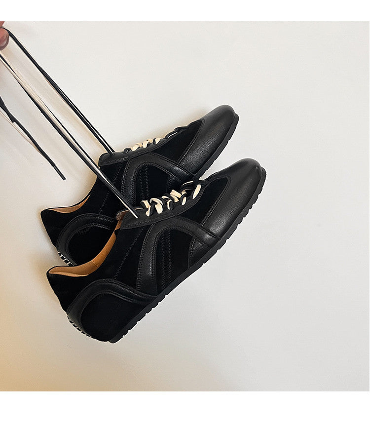 Karin Luna In Stock Spot Goods Casual Style Suede Lace-Up Height-Increasing Popular Single Shoes