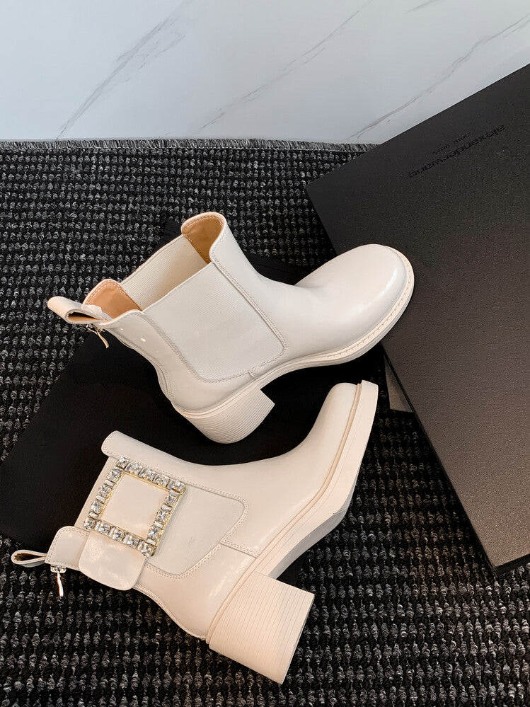 Karin Luna Bestseller Spot Goods Exquisiteness round Head Elastic Long Boots