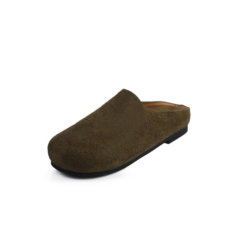 Karin Luna Full Layer Inside and Out~Spot Goods Spot Goods Basic Versatile Mules Slippers