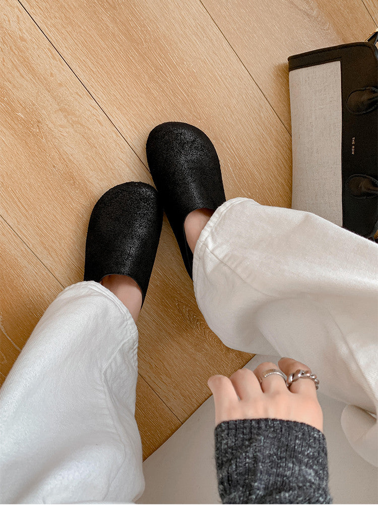 Karin Luna Full Layer Inside and Out~Spot Goods Spot Goods Basic Versatile Mules Slippers