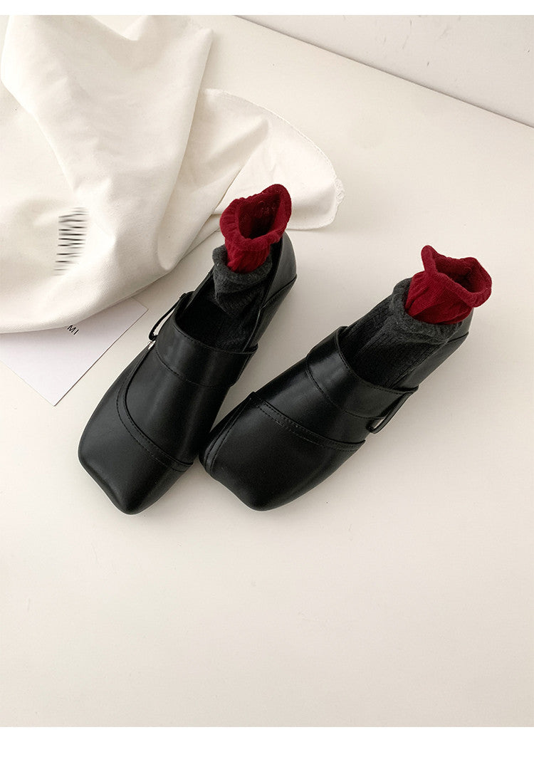 Karin Luna Casual Shoes Series~  In Stock Hot-Selling Versatile Lace-Up Thick-Soled Deep Mouth Single Shoes