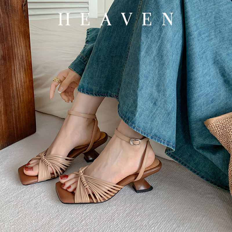 Karin Luna Handwoven Vacation Style~In stock Casual Versatile Sandals