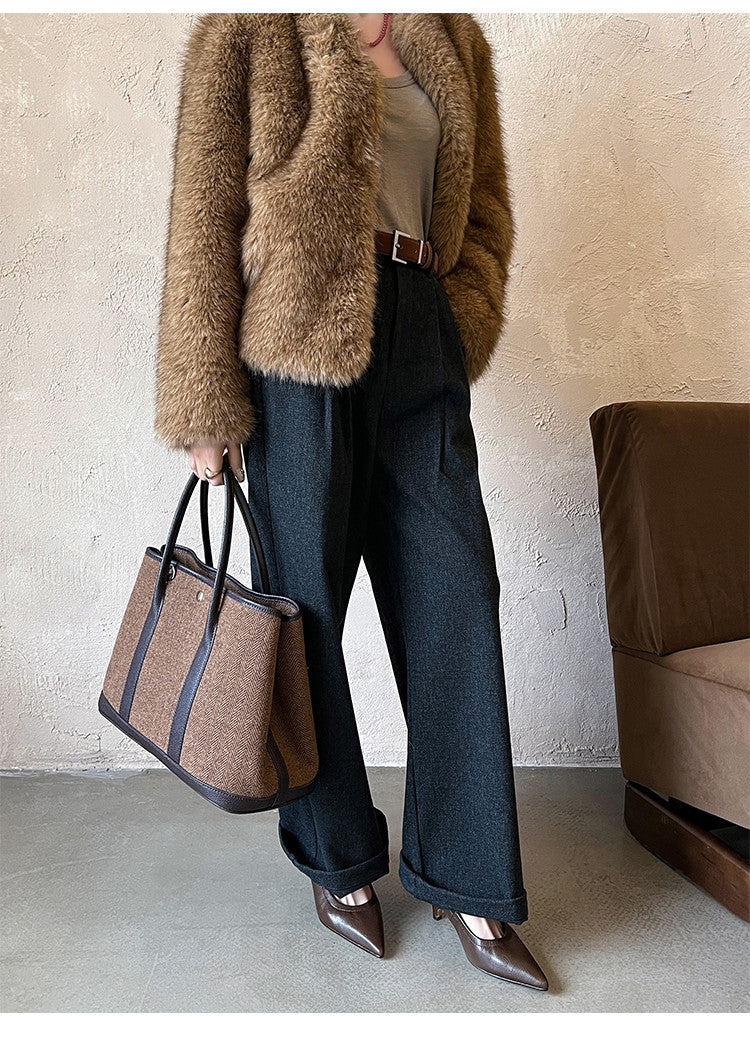 Karin Luna In Stock Spot Goods    Vintage Classic Style Shallow Mouth Single Shoes