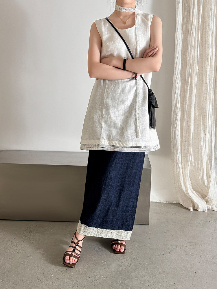 Karin Luna Bohemian Vacation Style~Square Toe Open Toe Sandals