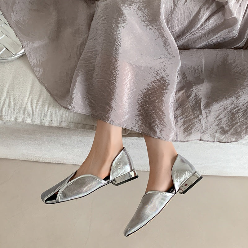 Karin Luna In Stock Spot Goods  Square Toe Mesh Sandals