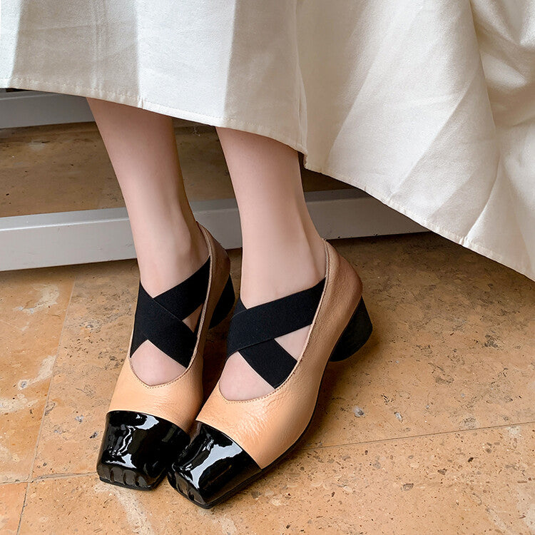 Karin Luna In Stock  Spot Goods  Lost in a Flash~Full Grain Leather Inside and Out Pig Nose Style Mainly Recommended Popular Ballet Shoes