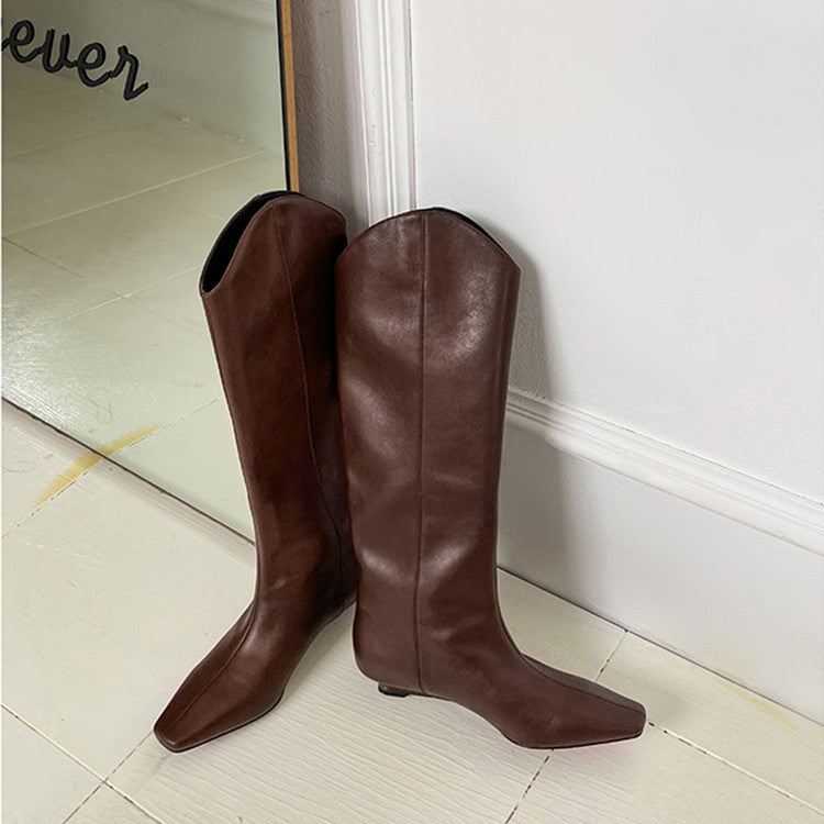 Karin Luna In Stock Spot Goods  Pointed Toe v Slimming Western Boots