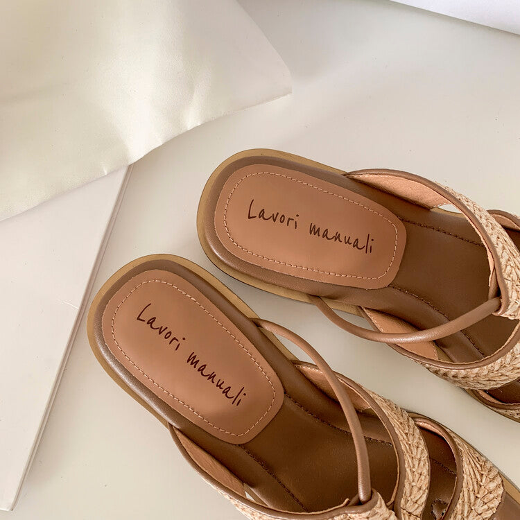 Karin Luna Hot-Selling Series~Resort style with inherent appeal Designed thong sandals