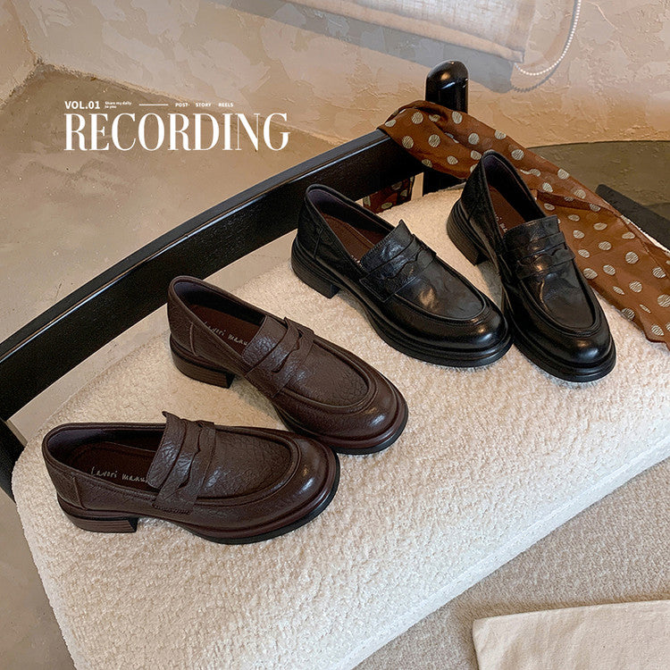 Karin Luna Classic Style British Style Loafers