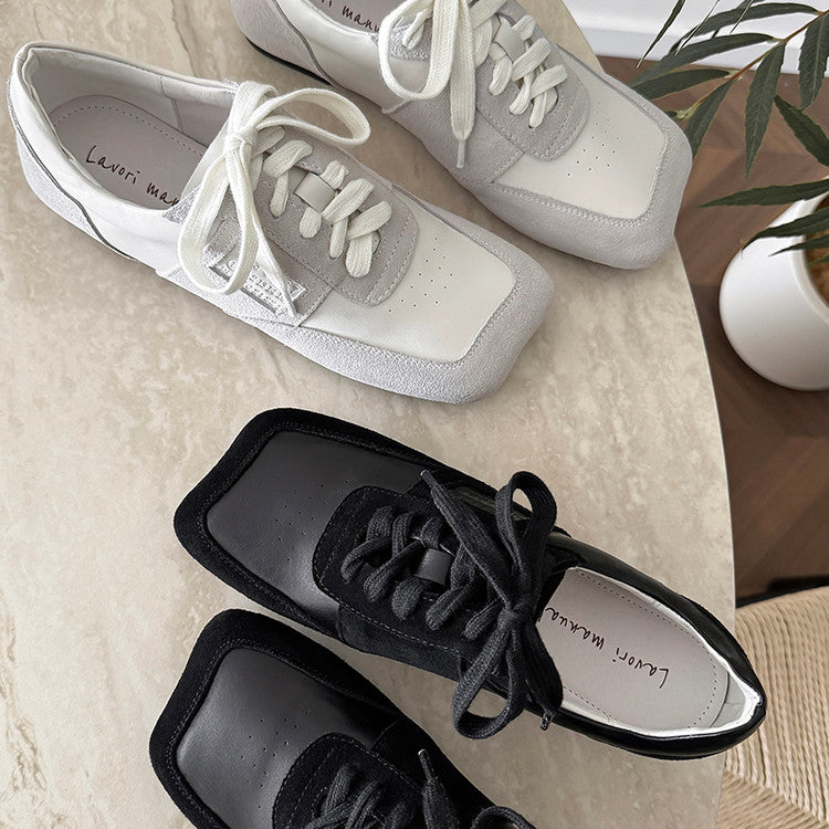 Karin Luna Casual Shoes Series~  In stock Lace-up Thick-soled Deep Mouth Single Shoes