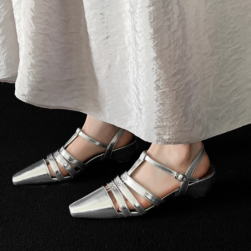 Karin Luna Classic Old Money Style Closed Toe Sandals