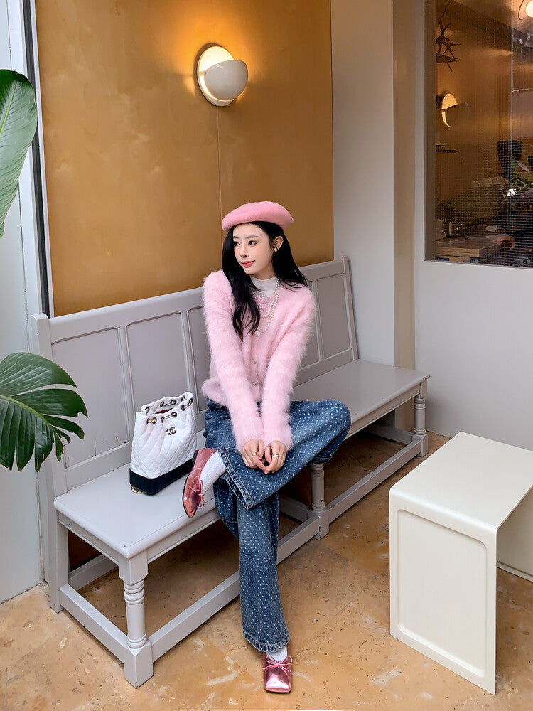 Karin Luna In Stock Spot Goods  Hurry up and grab this hot item!！Square-Toed Flat Granny Shoes