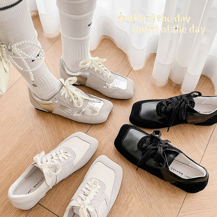 Karin Luna Casual Shoes Series~  In stock Lace-up Thick-soled Deep Mouth Single Shoes