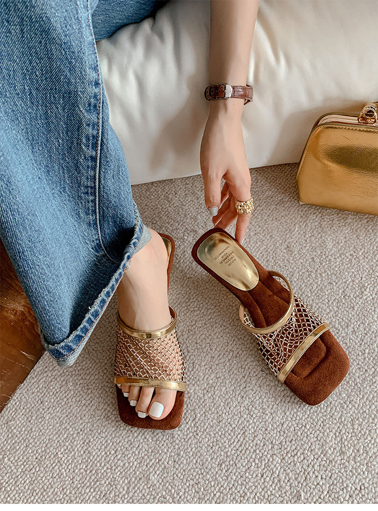 Karin Luna In Stock In Stock    Summer's New Favorite~Breathable Mesh Slippers