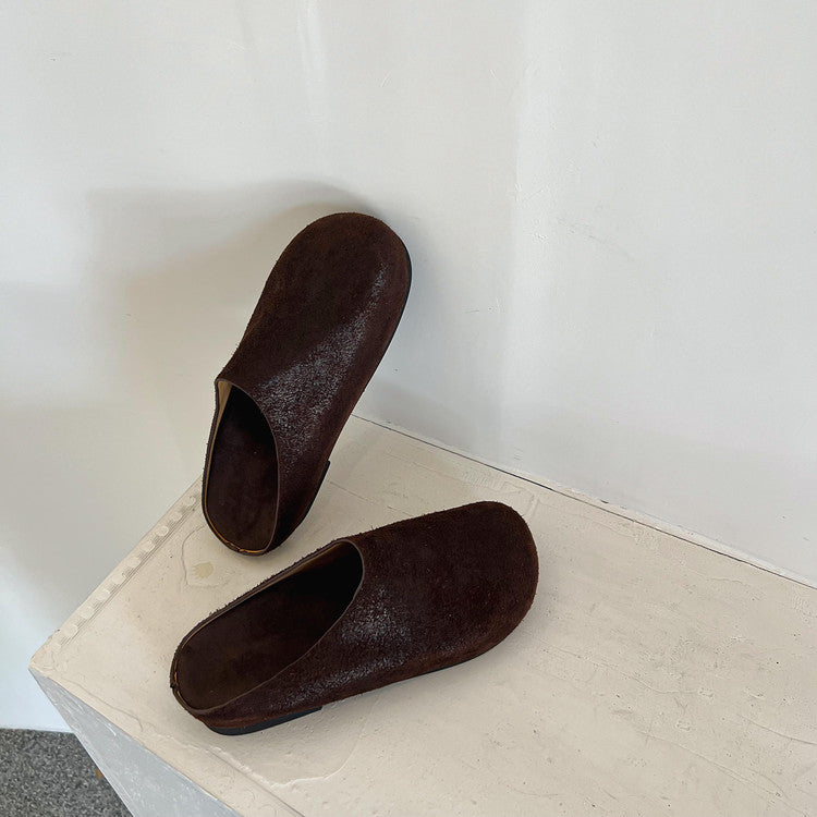 Karin Luna Full Layer Inside and Out~Spot Goods Spot Goods Basic Versatile Mules Slippers