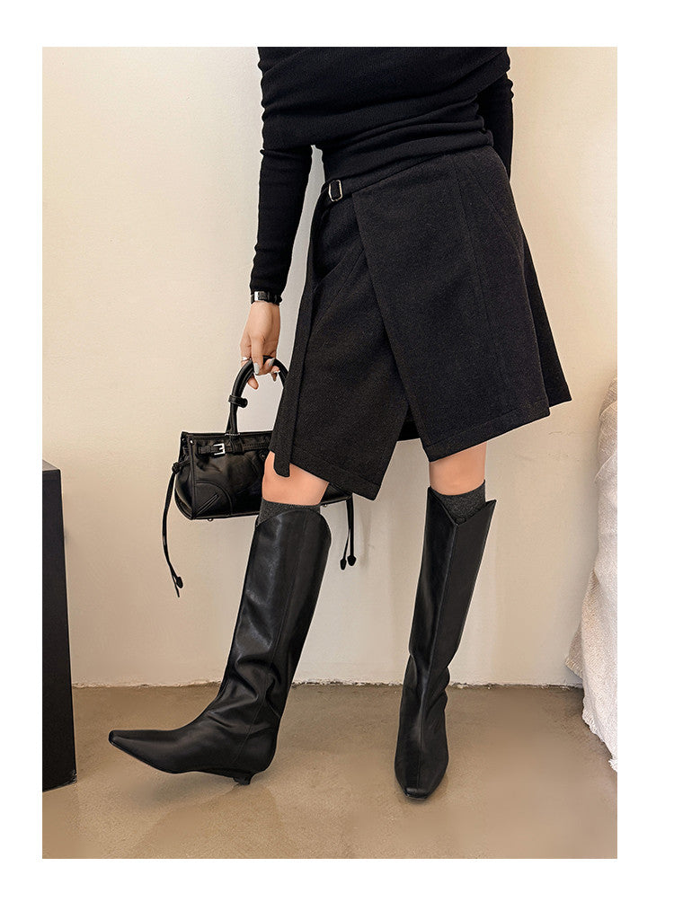 Karin Luna In Stock Spot Goods  Pointed Toe v Slimming Western Boots