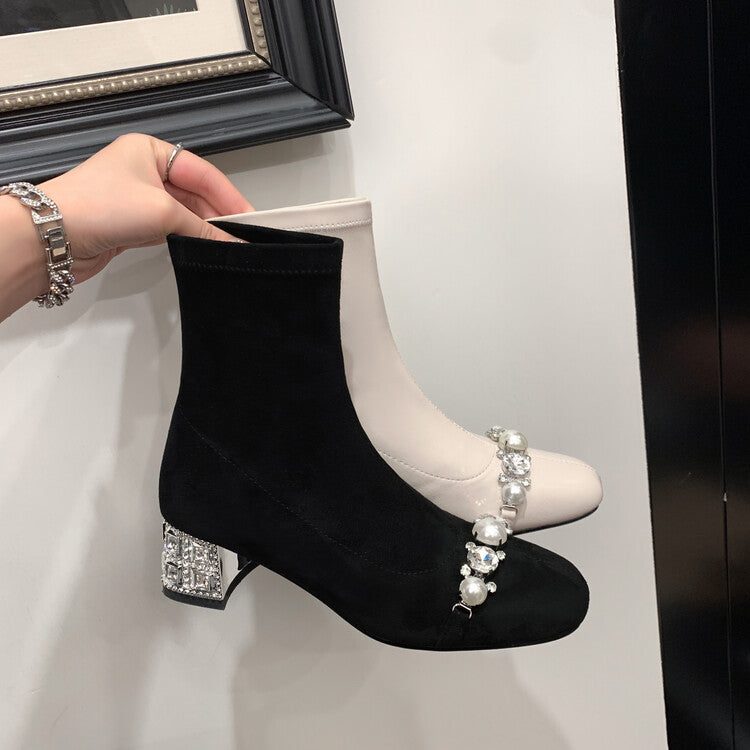 Karin Luna Hot-Selling In Stock  Dynamic Rhinestone One-Strap Vintage Style  Slimming Leggings