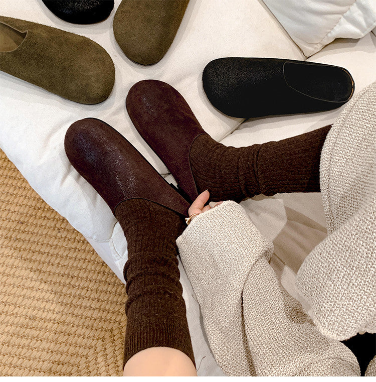 Karin Luna Full Layer Inside and Out~Spot Goods Spot Goods Basic Versatile Mules Slippers
