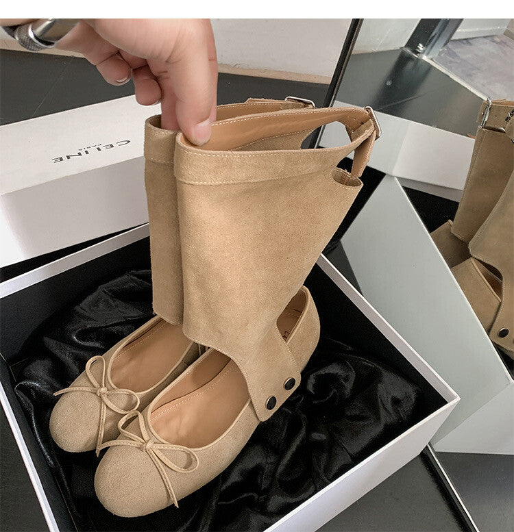 Karin Luna In Stock In Stock  Convertible Boots+Mary Jane  Sweet Bowknot Large Tube