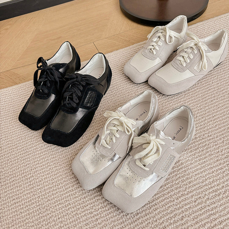Karin Luna Casual Shoes Series~  In stock Lace-up Thick-soled Deep Mouth Single Shoes