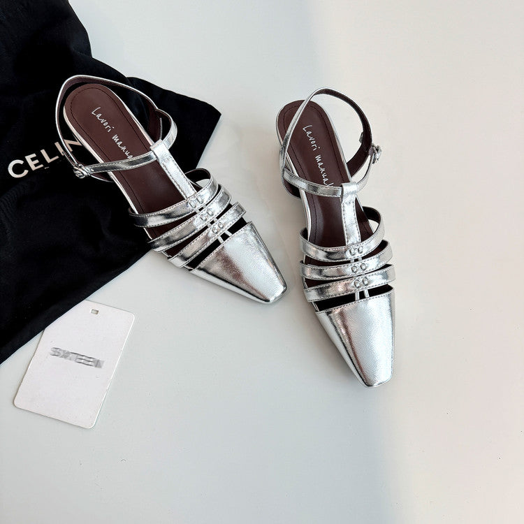 Karin Luna Classic Old Money Style Closed Toe Sandals