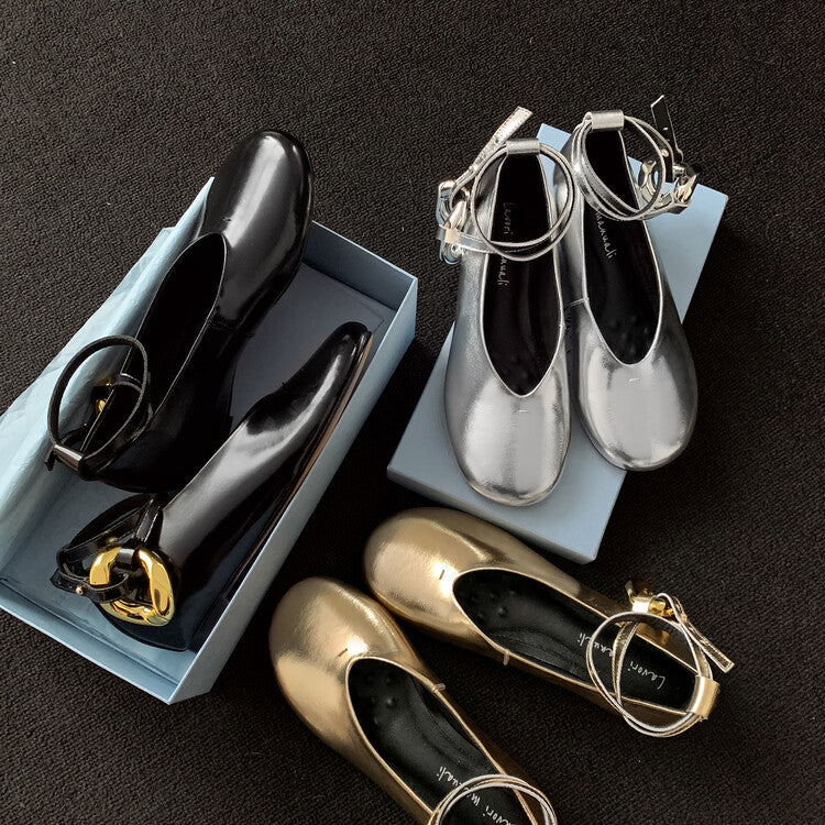 Karin Luna Big Hit Extremely purple~ Slimming V Detachable Two-Way Wear da Brand Height-Increasing Mary Jane Flats