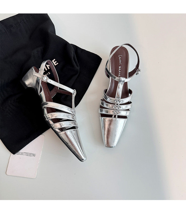 Karin Luna Classic Old Money Style Closed Toe Sandals