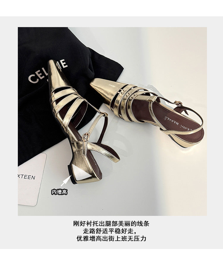 Karin Luna Classic Old Money Style Closed Toe Sandals