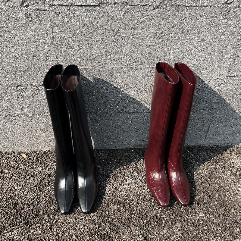 Karin Luna Retro Style  Flat Long Boots