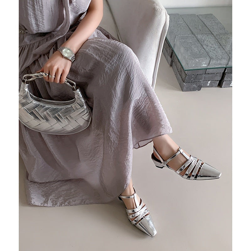 Karin Luna Classic Old Money Style Closed Toe Sandals