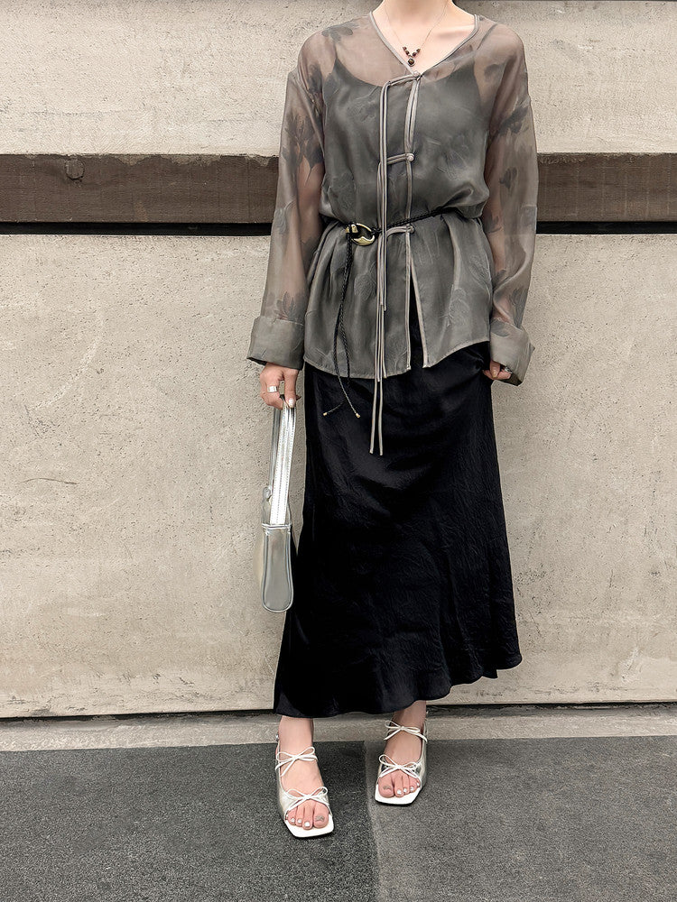 Karin Luna In Stock Spot Goods Square Toe Double Bow Thick Heel Sandals