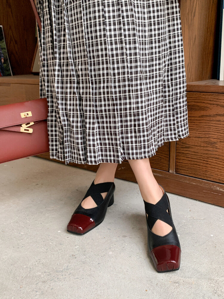 Karin Luna In Stock  Spot Goods  Lost in a Flash~Full Grain Leather Inside and Out Pig Nose Style Mainly Recommended Popular Ballet Shoes