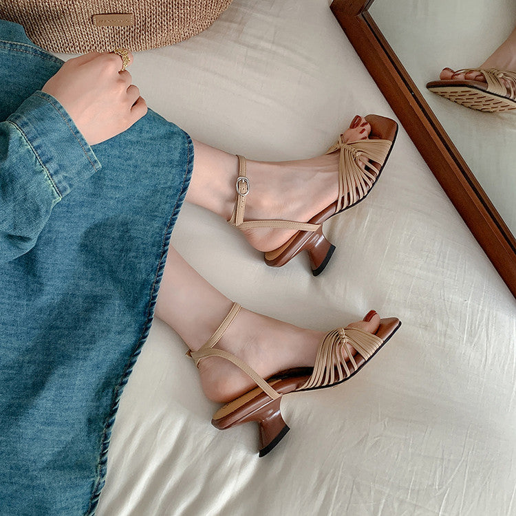 Karin Luna Handwoven Vacation Style~In stock Casual Versatile Sandals