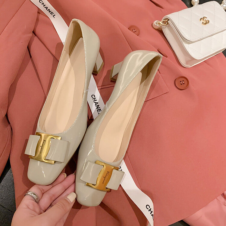 Karin Luna In Stock Spot Goods Classic Bestseller Ferragamo Full Leather Inside and Out Commuting Four Seasons Can Be Worn！